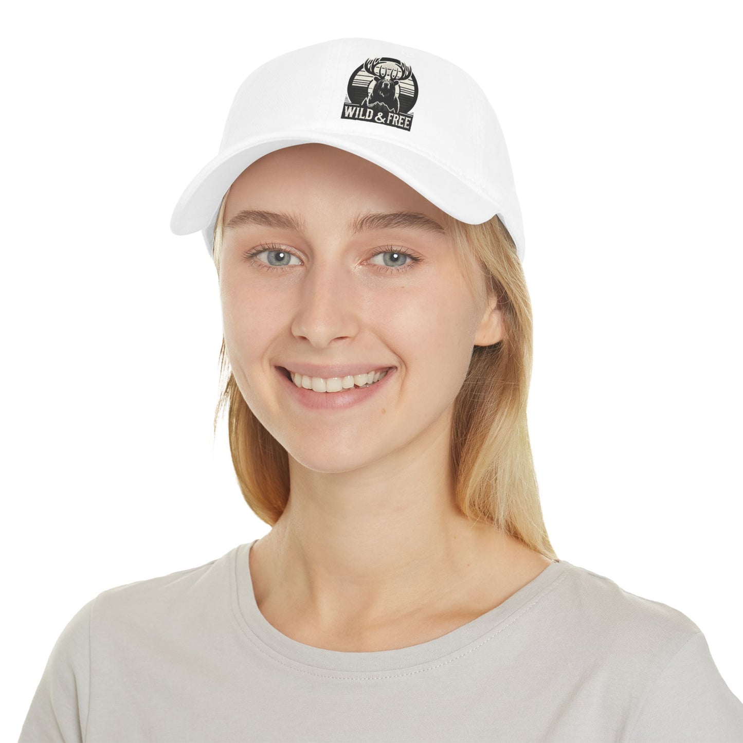 “Wild & Free” Baseball Cap – Outdoor Hat for Adventurers