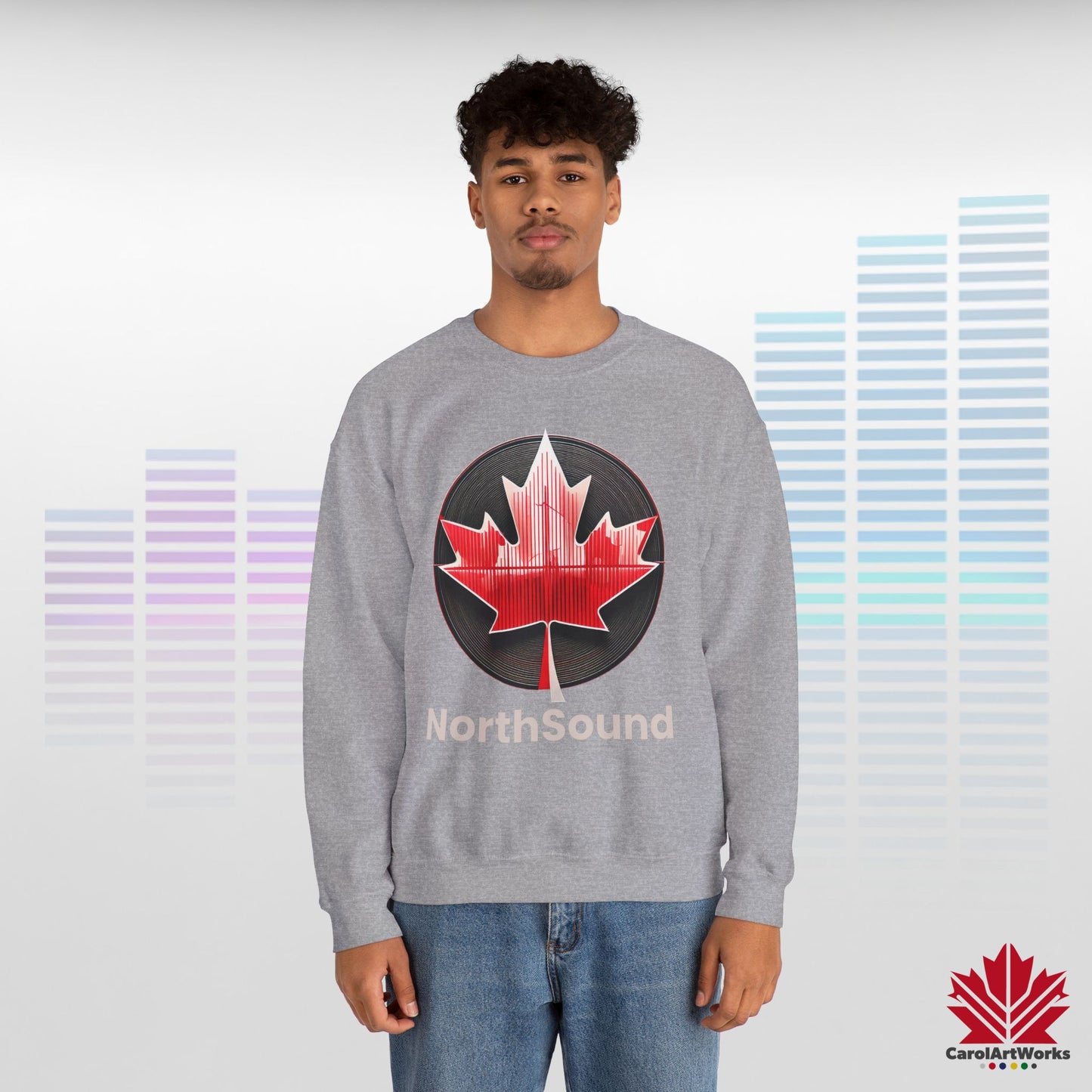 "NorthSound" Unisex Sweatshirt - Cozy Canadian Vibes