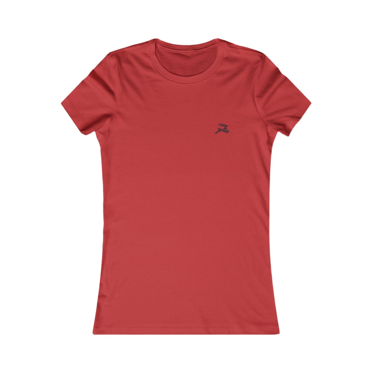 T-shirt minimaliste scandinave pour femme, motif cerf, style décontracté au quotidien
