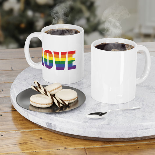 LOVE - Ceramic Pride Mug – Show Your Colours from the 6ix