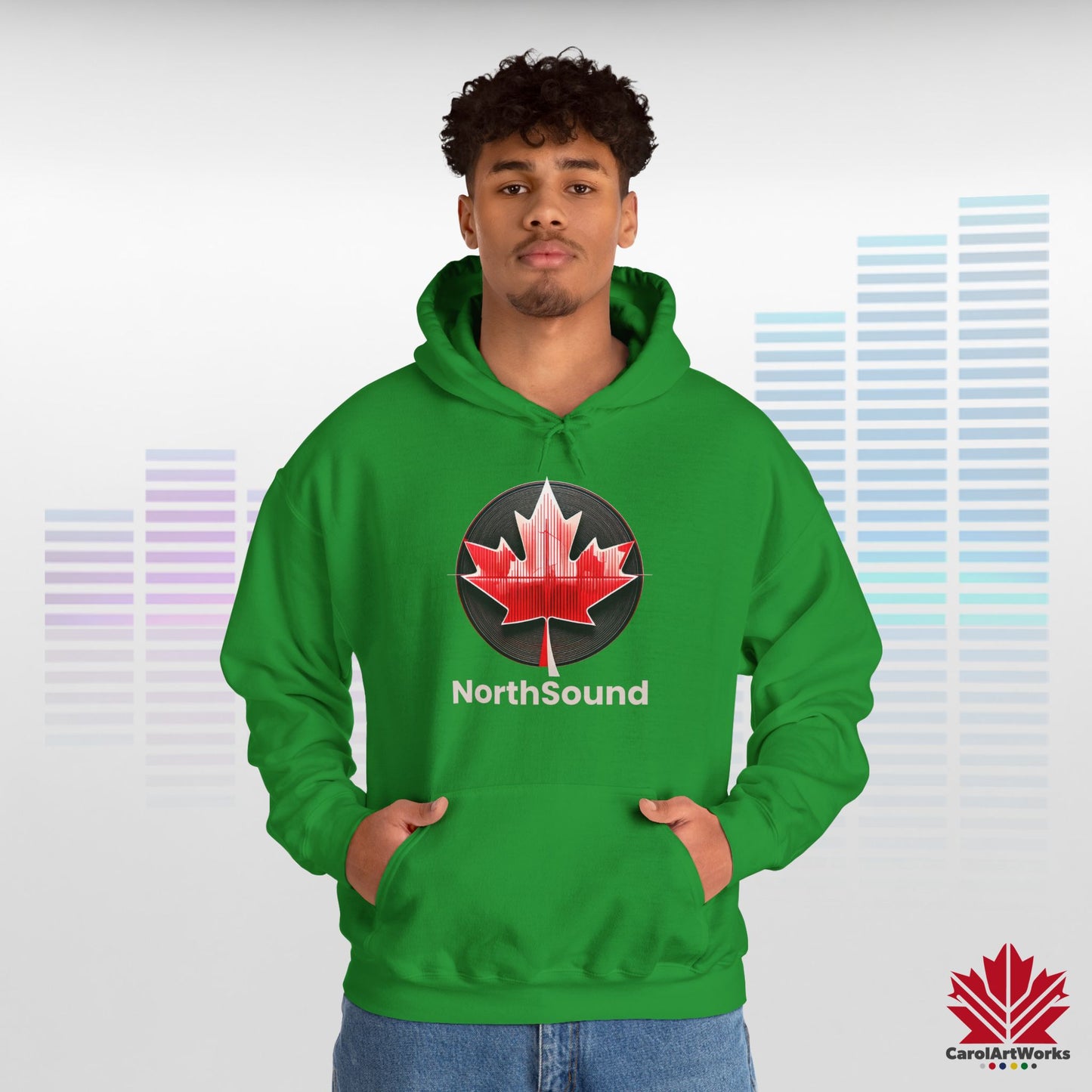 "NorthSound" Unisex Hoodie - The Beat of Canada in Cozy Comfort