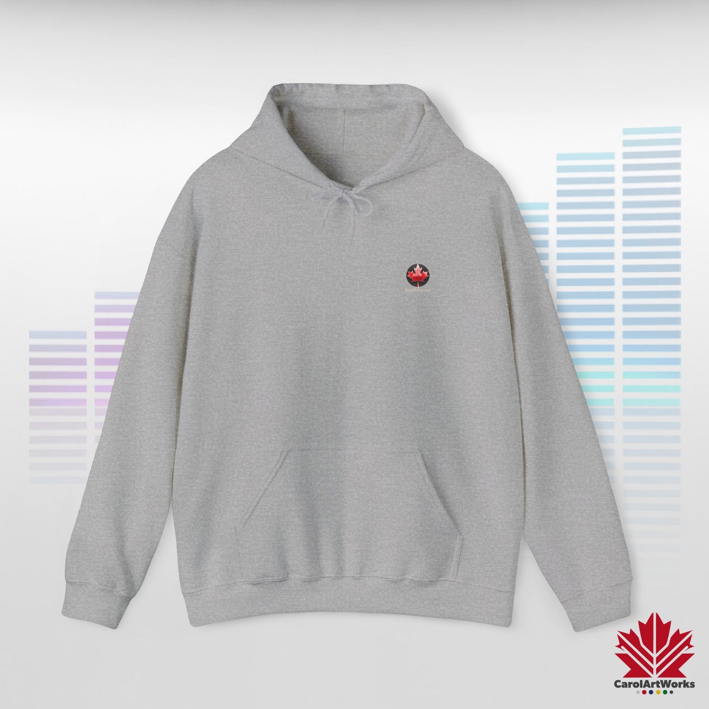 "NorthSound" Unisex Hoodie - The Beat of Canada in Cozy Comfort