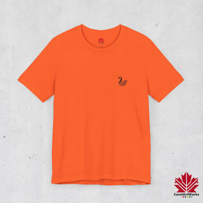 scandinavian minimalistic CANADA GOOSE Design Unisex Short Sleeve Tee - Soft and Comfortable, Perfect for Everyday Wear and Nature Lovers