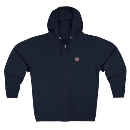 “Canada Strong Again” Unisex Zip Hoodie – Wear Your Pride, Bold and Patriotic!