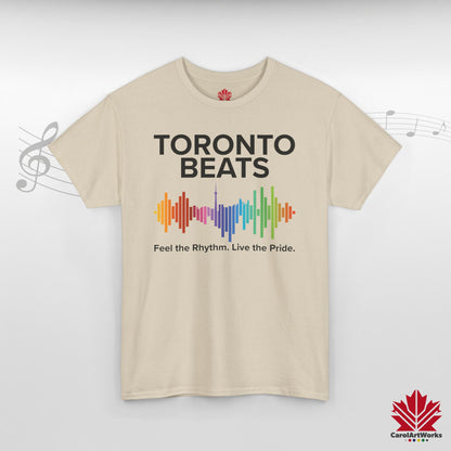 Toronto Beats Classic Cotton Tee – Where Pride Meets Pulse.