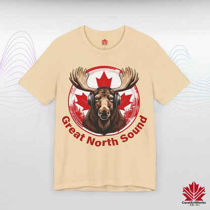"Great North Sound" True North Sound Unisex Short Sleeve Tee - Maple Beats and Style
