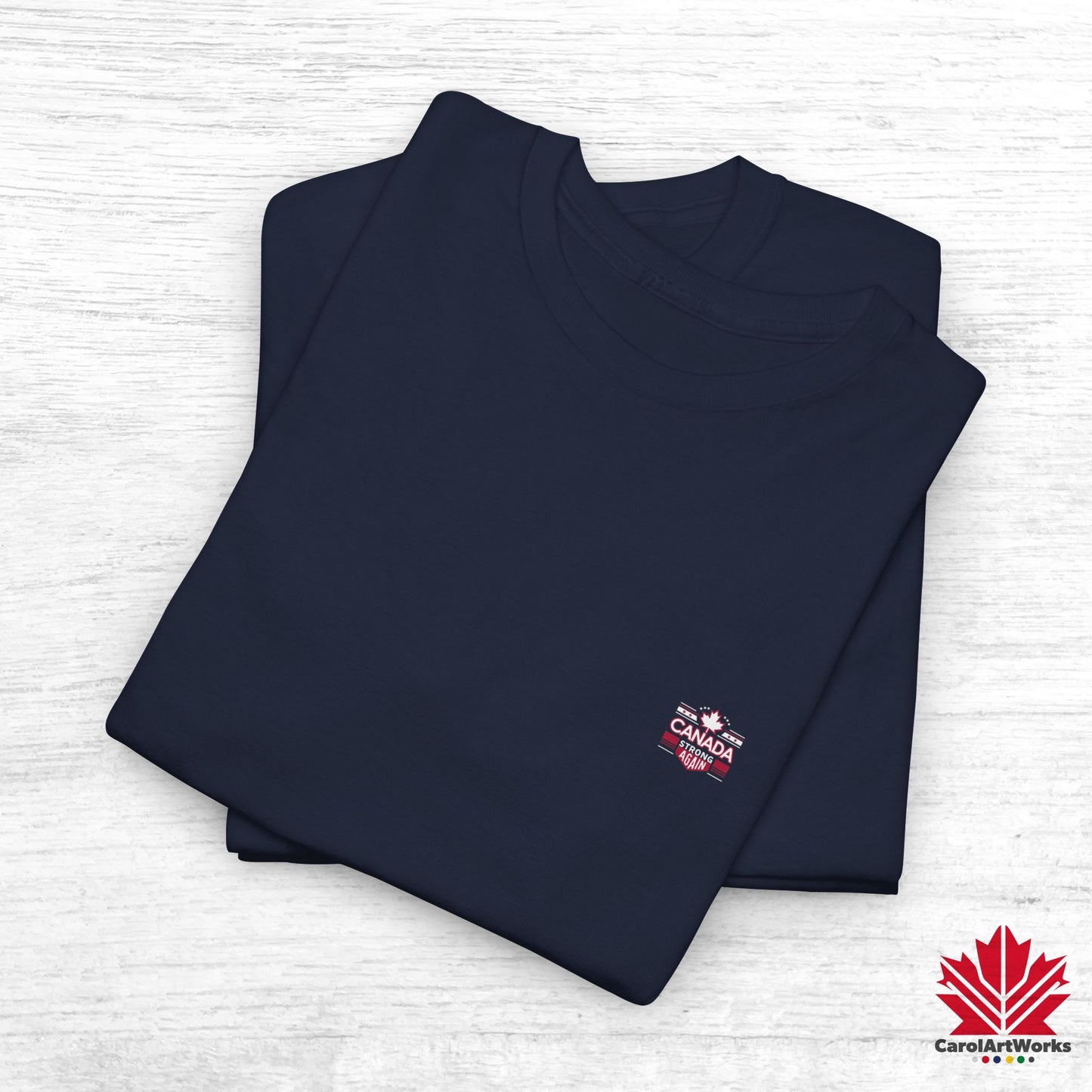 “Canada Strong Again” Unisex Cotton Tee – Comfortable Casual Wear