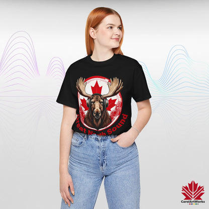 "Great North Sound" True North Sound Unisex Short Sleeve Tee - Maple Beats and Style