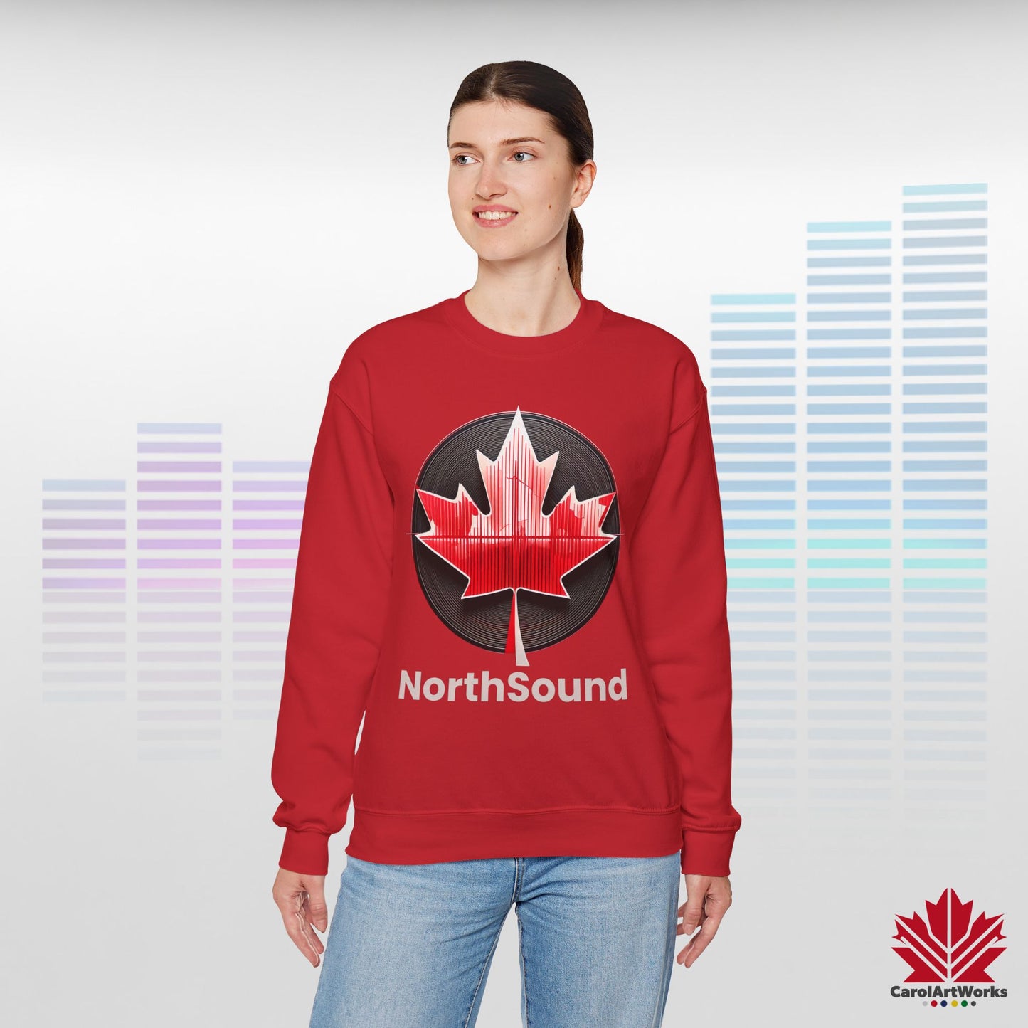 "NorthSound" Unisex Sweatshirt - Cozy Canadian Vibes