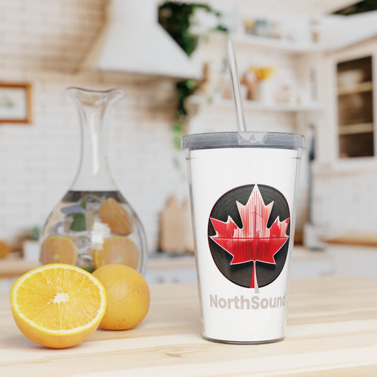 "NorthSound" Tumbler with Straw - Take Your Tunes on the Go