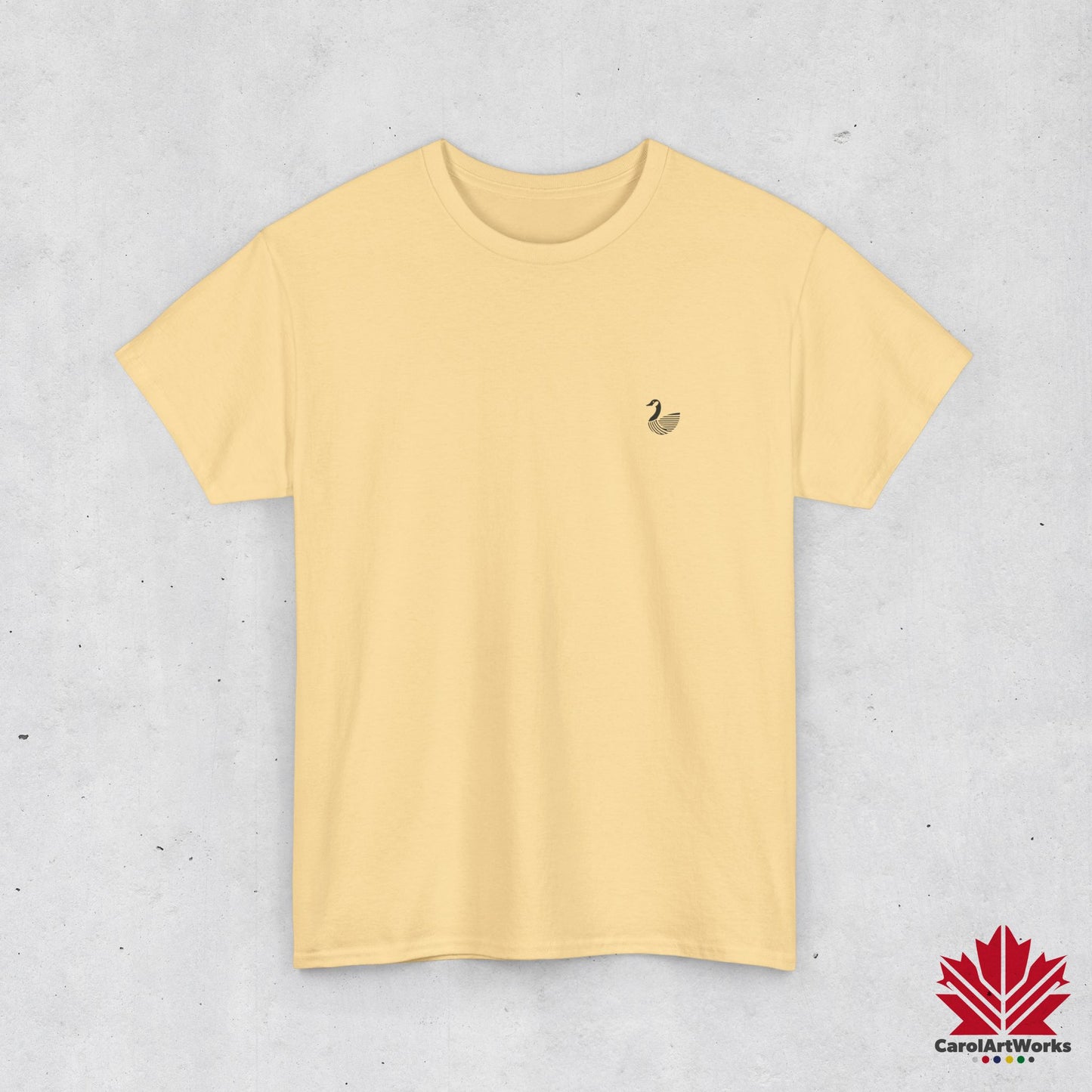 scandinavian minimalistic CANADA GOOSE Design Unisex Cotton Tee – Soft and Comfortable Everyday Wear