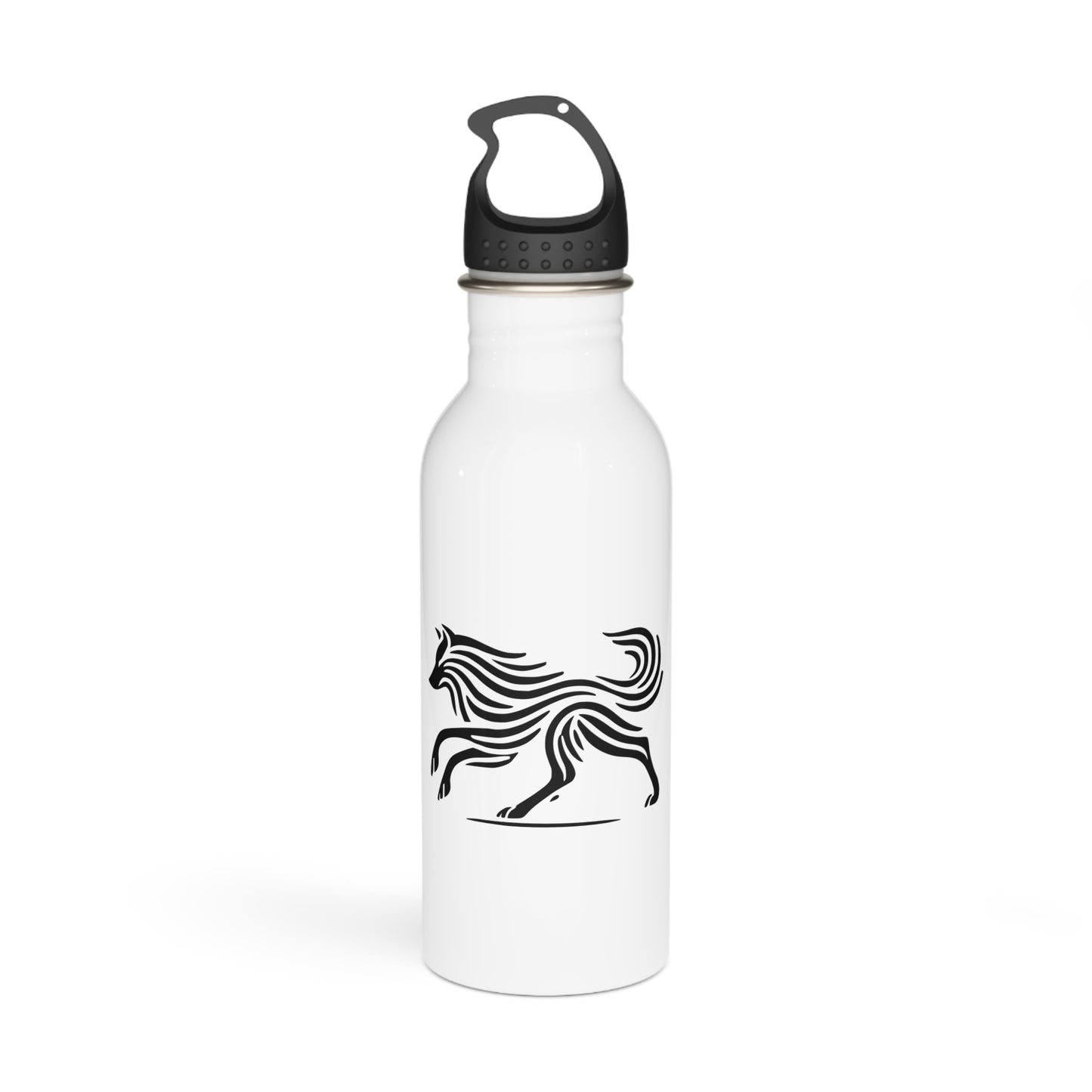 scandinavian minimalistic Design WOLF Steel Water Bottle – Adventure & Nature Inspired Drinkware