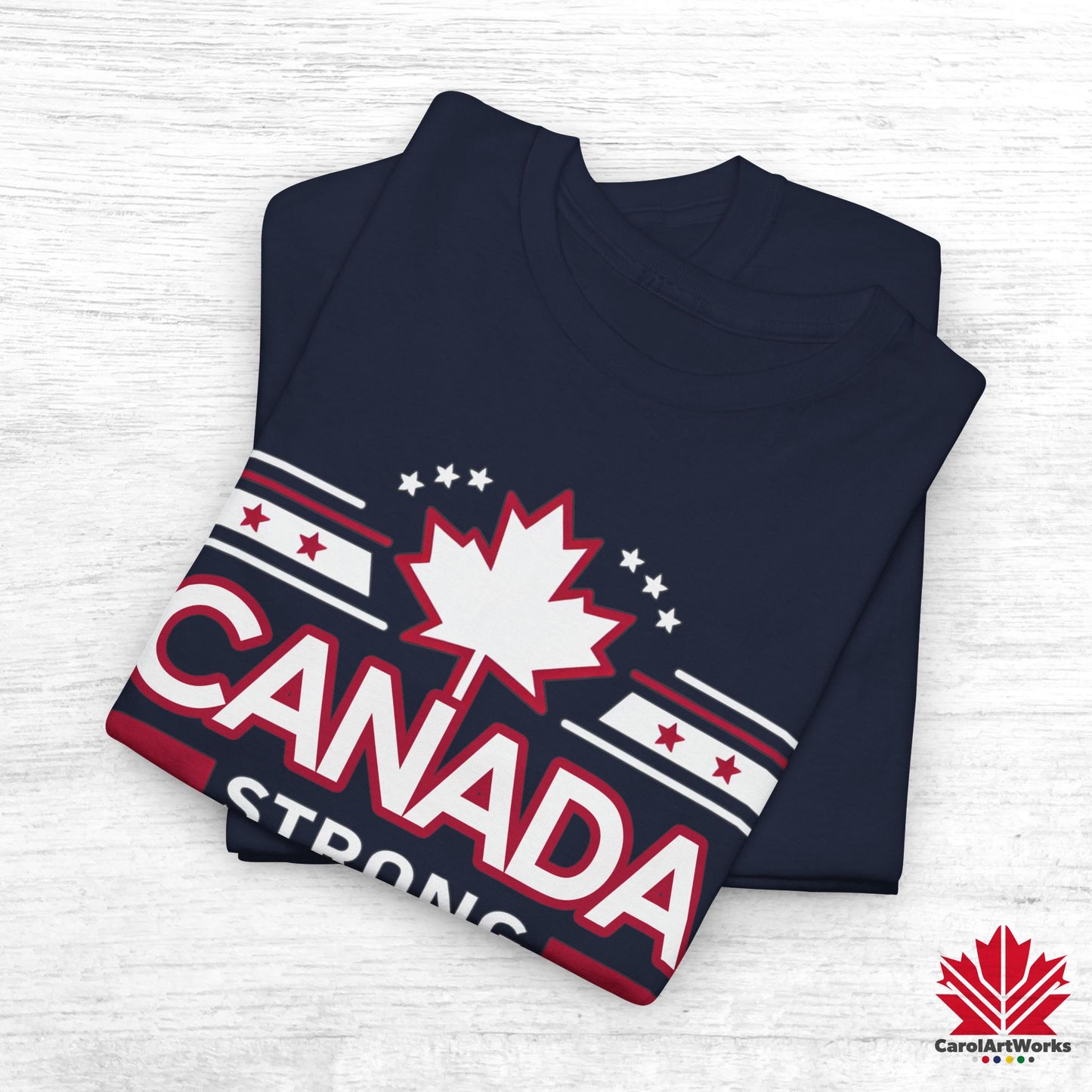 “Canada Strong Again” Unisex Cotton Tee – Comfortable Casual Wear