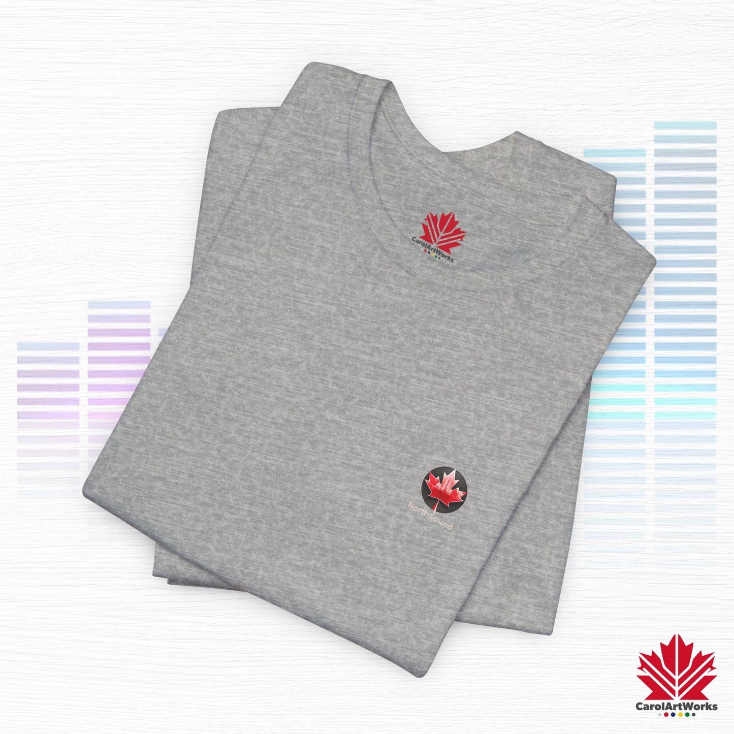 "NorthSound" Unisex Short Sleeve Tee - Wear the Sound of Canada
