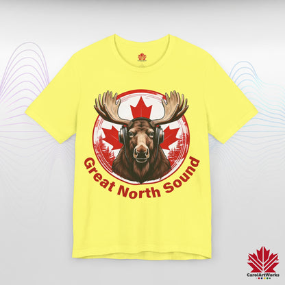 "Great North Sound" True North Sound Unisex Short Sleeve Tee - Maple Beats and Style