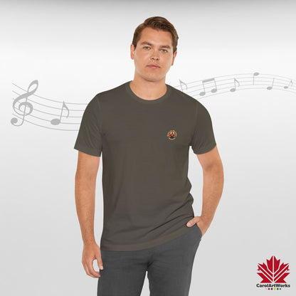 “Moose on the Loose Records” Unisex Short Sleeve Tee – A Hit for Every Playlist