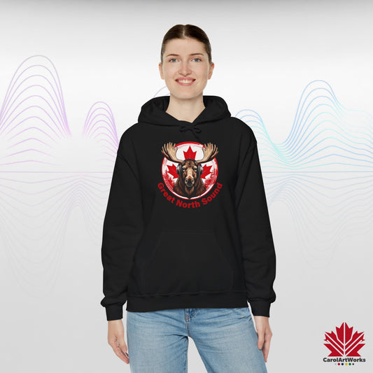 "Great North Sound" Cozy Canadian Vibes Hoodie