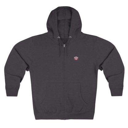 “Canada Strong Again” Unisex Zip Hoodie – Wear Your Pride, Bold and Patriotic!