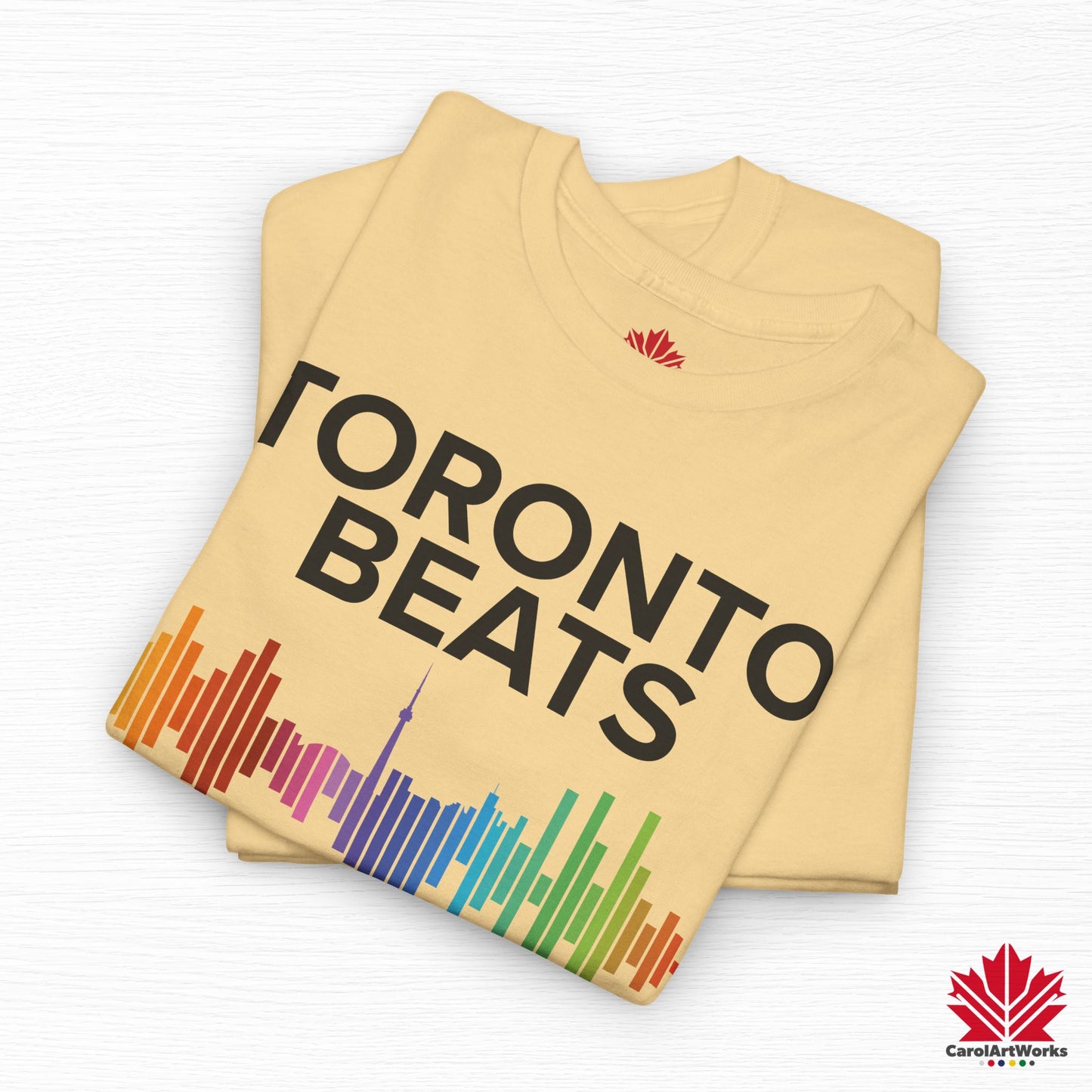 Toronto Beats Classic Cotton Tee – Where Pride Meets Pulse.