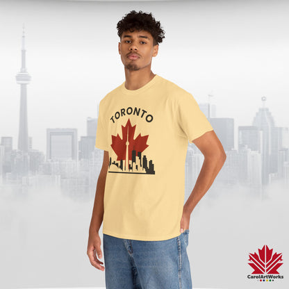 Toronto Leafline Cotton Tee for Urban Pride Vibes