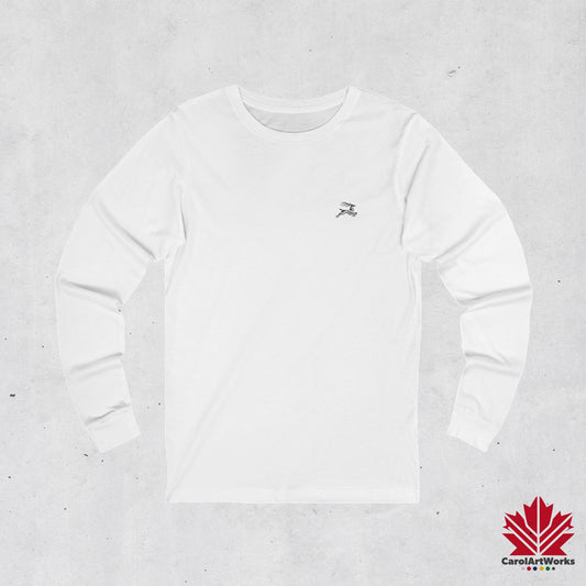 scandinavian minimalistic DEER Design Unisex Long Sleeve Tee - Perfect for Everyday Wear