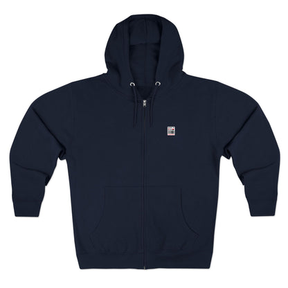 Sweat à capuche unisexe zippé « Fabriqué au Canada » – Minimaliste, ludique et fier