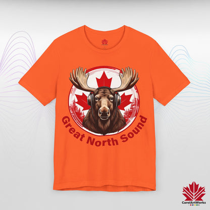 "Great North Sound" True North Sound Unisex Short Sleeve Tee - Maple Beats and Style