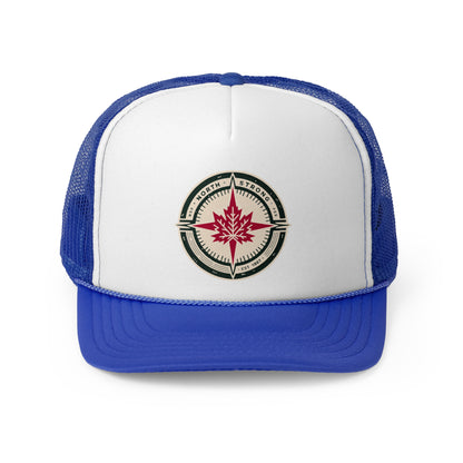 “North Strong” Trucker Cap – Adjustable Mesh Hat for Outdoor Adventures