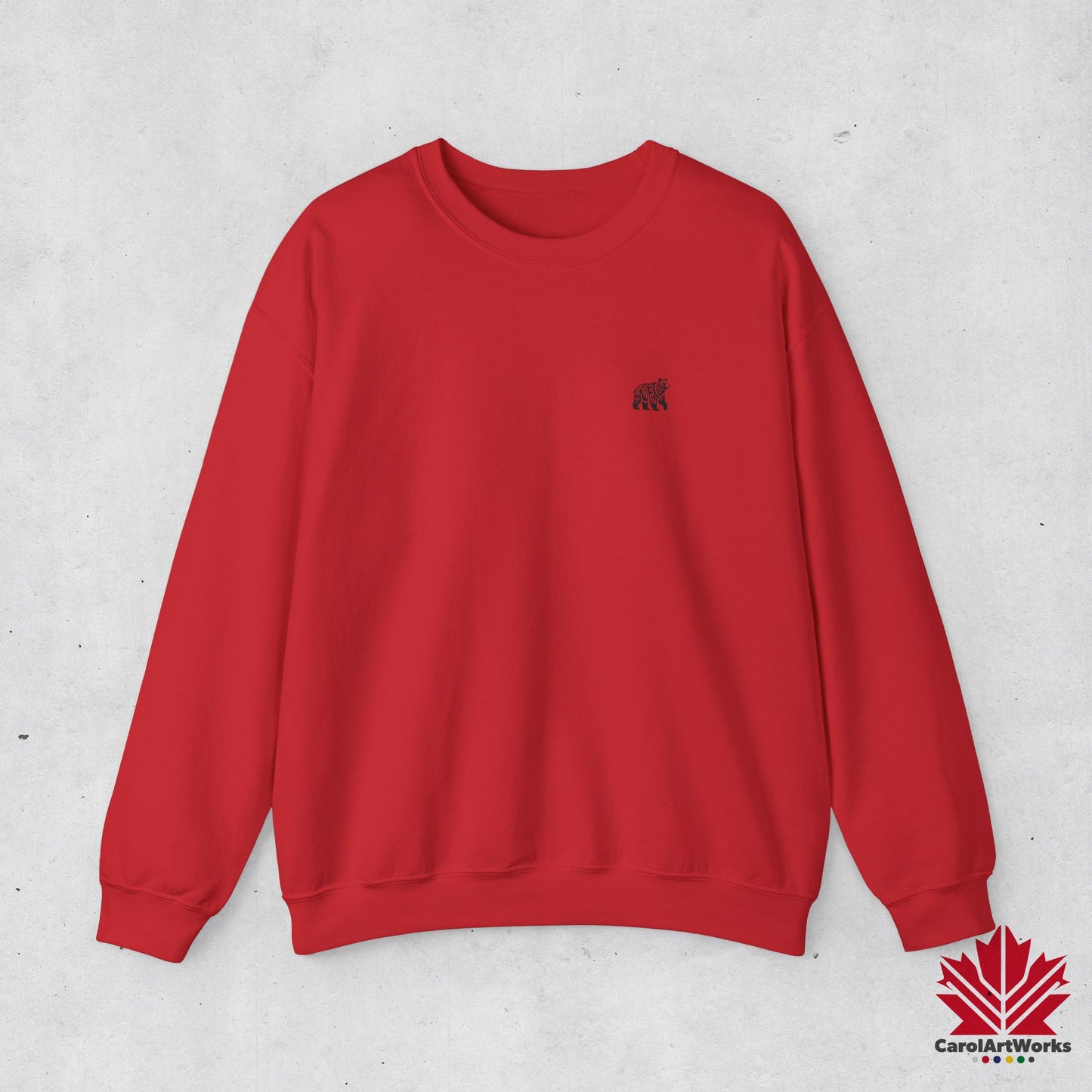 Sweat-shirt unisexe au design minimaliste scandinave BEAR – Tenue décontractée et confortable