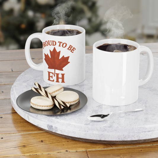 Fier d'être EH – Tasse en érable avec énergie polie