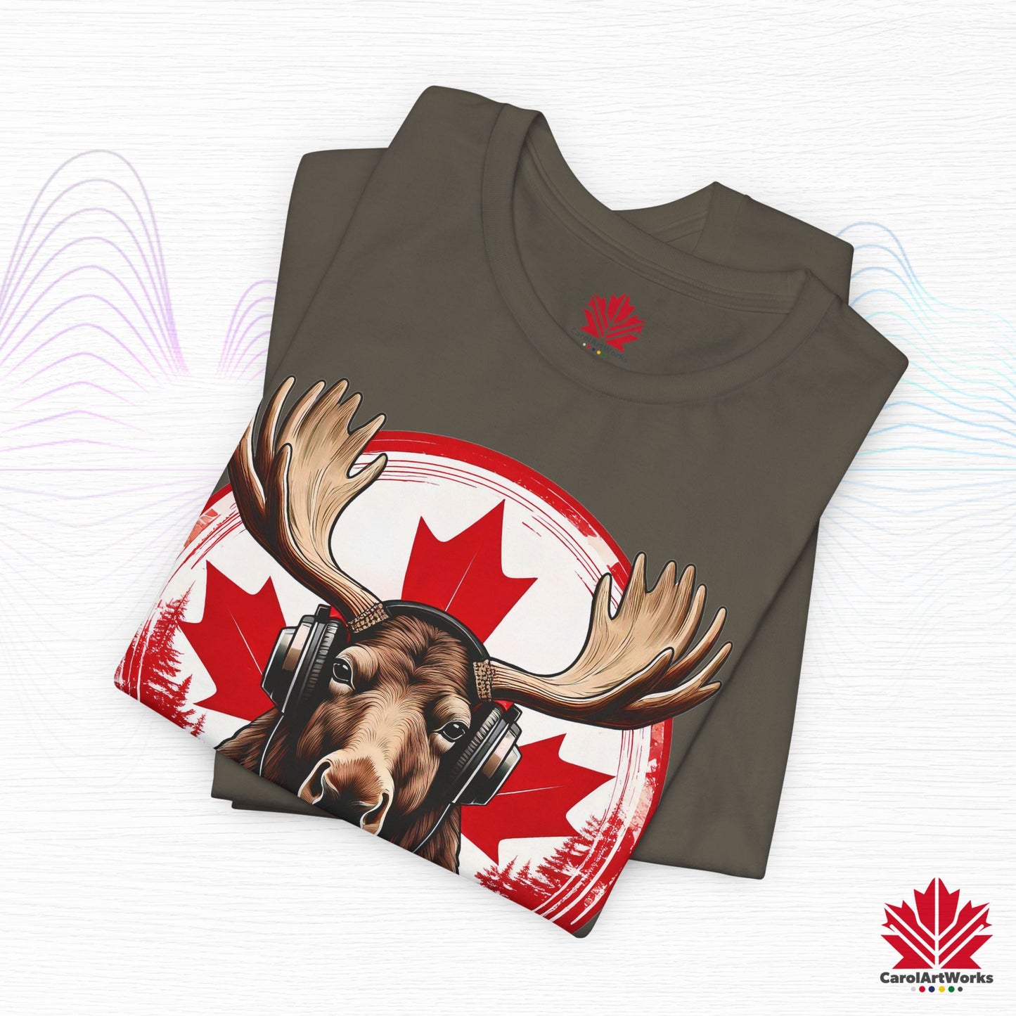 "Great North Sound" True North Sound Unisex Short Sleeve Tee - Maple Beats and Style