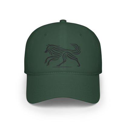 scandinavian minimalistic WOLF Design Baseball Cap – Perfect for Animal Lovers