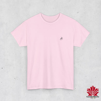 scandinavian minimalistic DEER Design Unisex Cotton Tee – Casual Stylish Comfort