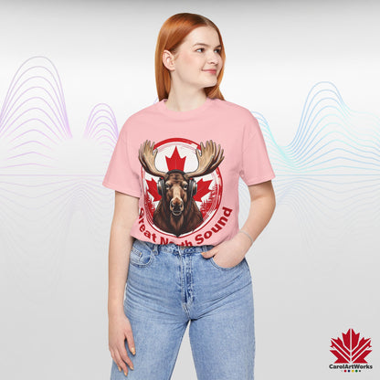 "Great North Sound" True North Sound Unisex Short Sleeve Tee - Maple Beats and Style