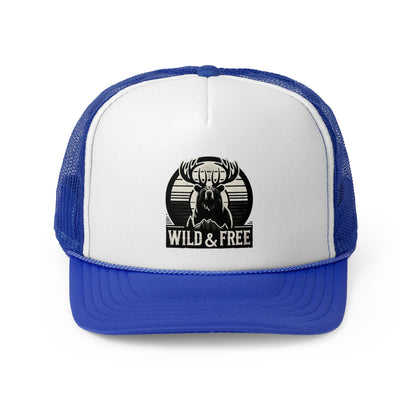 "Wild & Free" Trucker Cap for Outdoor Enthusiasts