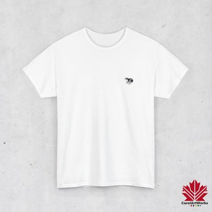 scandinavian minimalistic BEAVER Design Unisex Cotton Tee – Soft and Comfortable Everyday Wear