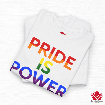 Pride Is Power – Classic Pride Tee for Everyday Courage