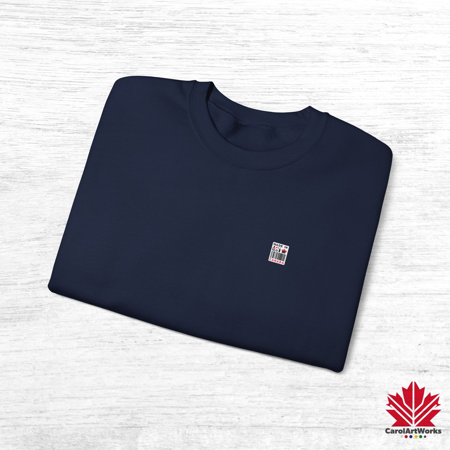 “Made in Canada” Unisex Sweatshirt – Minimalist, Playful and Proud