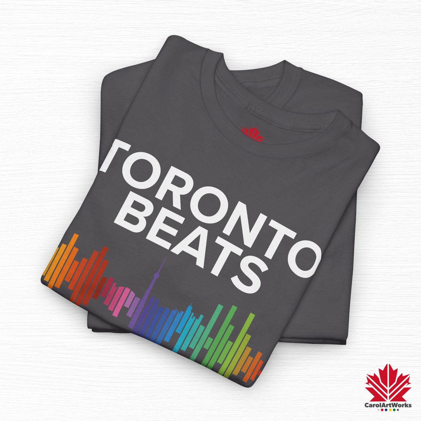 Toronto Beats Classic Cotton Tee – Where Pride Meets Pulse.