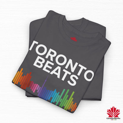 Toronto Beats Classic Cotton Tee – Where Pride Meets Pulse.