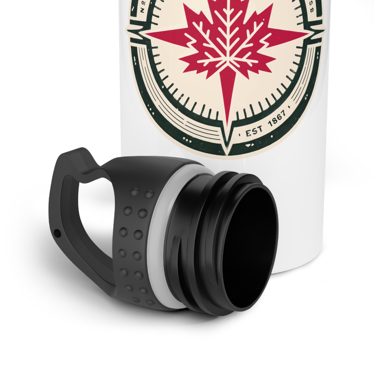 “North Strong” Stainless Steel Water Bottle – Eco-Friendly Travel Hydration