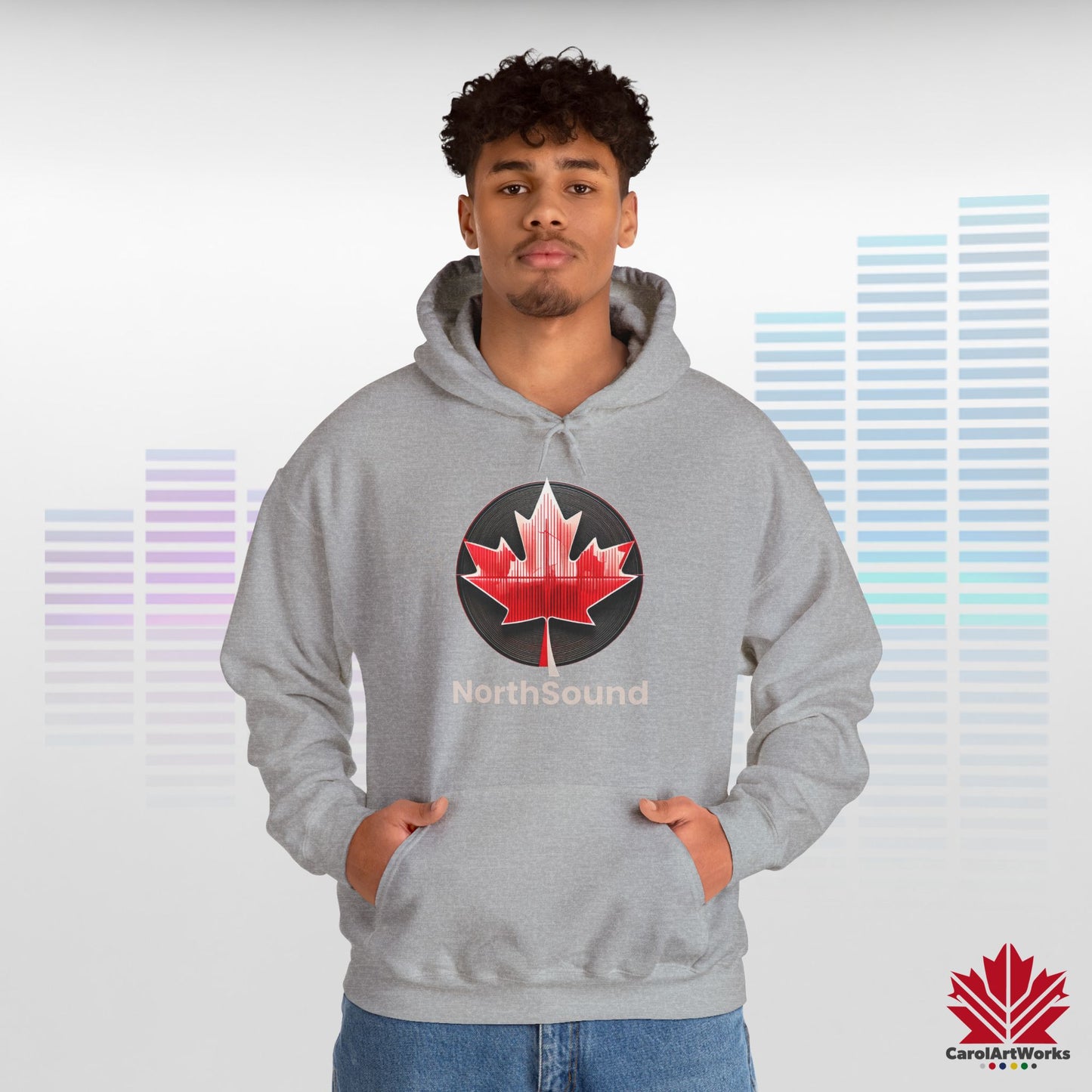 "NorthSound" Unisex Hoodie - The Beat of Canada in Cozy Comfort