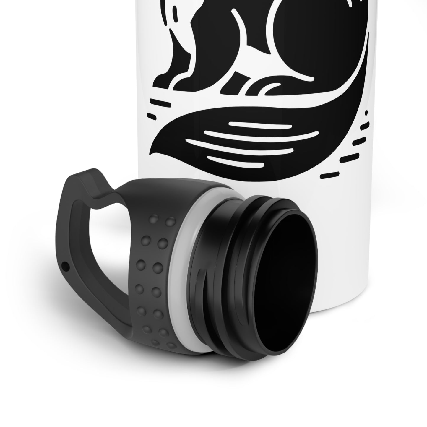 scandinavian minimalistic Design BEAVER Steel Water Bottle – Adventure & Nature Inspired Drinkware