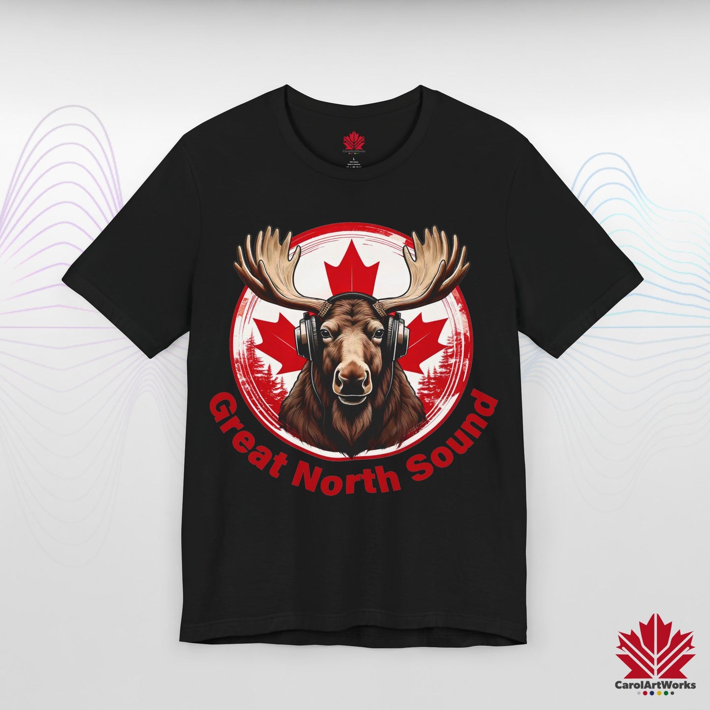 "Great North Sound" True North Sound Unisex Short Sleeve Tee - Maple Beats and Style