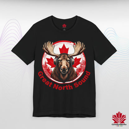 "Great North Sound" True North Sound Unisex Short Sleeve Tee - Maple Beats and Style