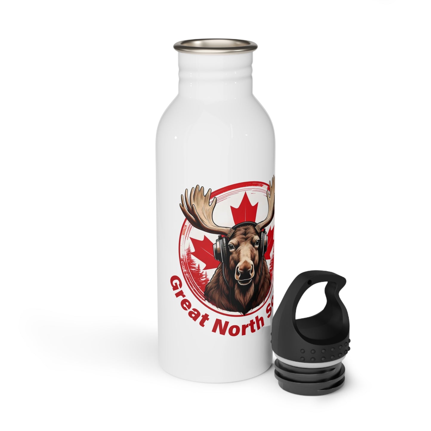 "Great North Sound" Vinyl Vibes Water Bottle