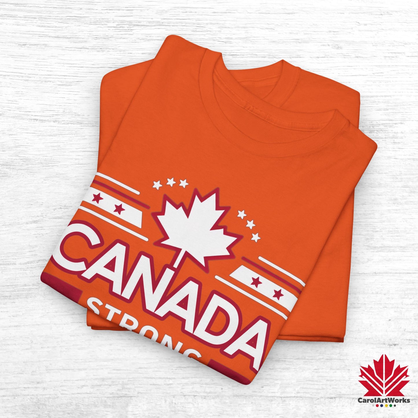 “Canada Strong Again” Unisex Cotton Tee – Comfortable Casual Wear