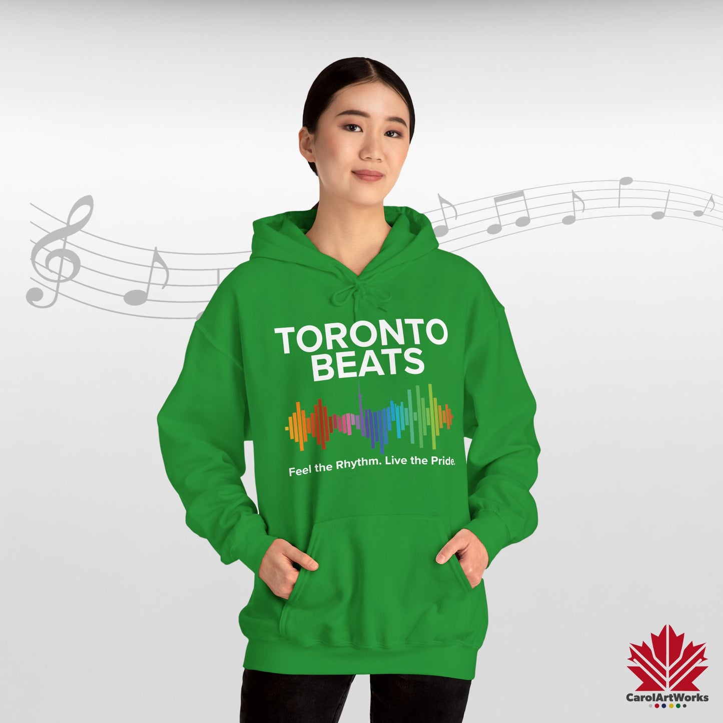 Sweat à capuche Toronto Beats – Bruyant dehors. Chaud dedans.