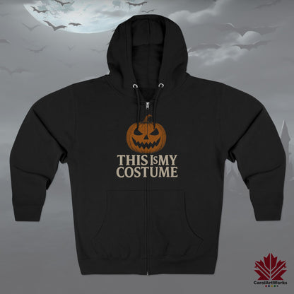 This Is My Costume – Zip Hoodie - Funny Lazy Halloween Outfit for Spooky Season