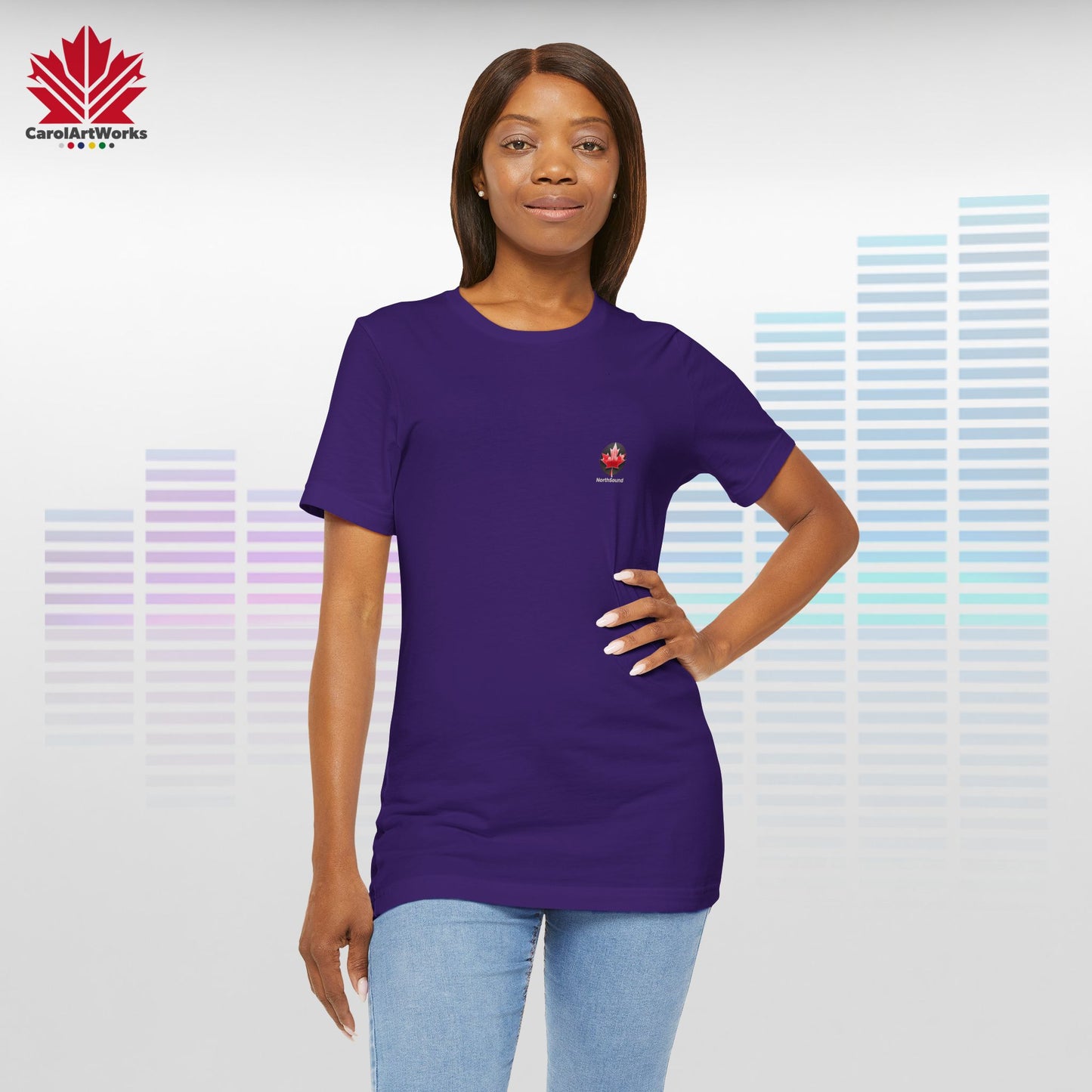 "NorthSound" Unisex Short Sleeve Tee - Wear the Sound of Canada